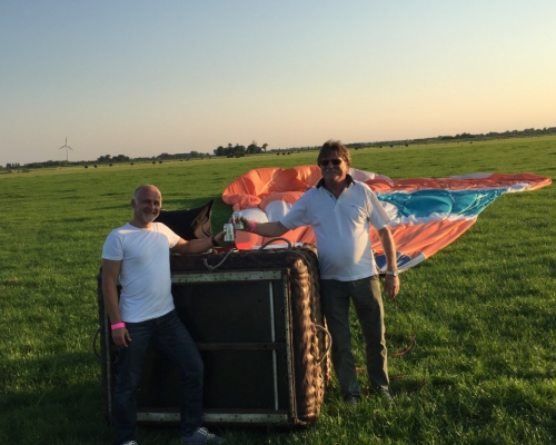 VIP Luchtballon vanaf Zwaagdijk Noord Holland